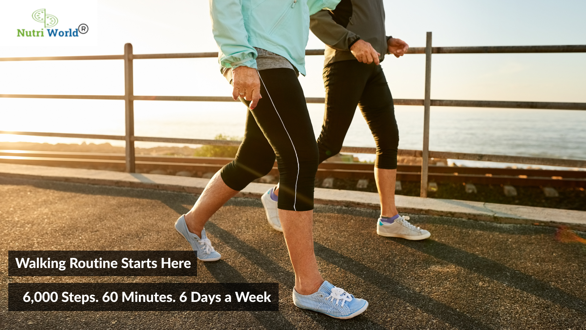6,000 Steps. 60 Minutes. 6 Days a Week: Your Easy Walking Routine Starts Here