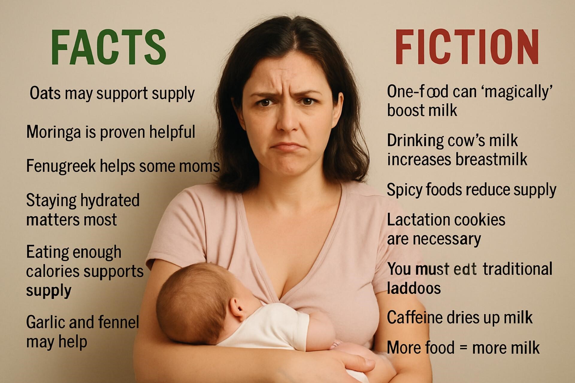 Facts and Fictions about Milk supporting Food