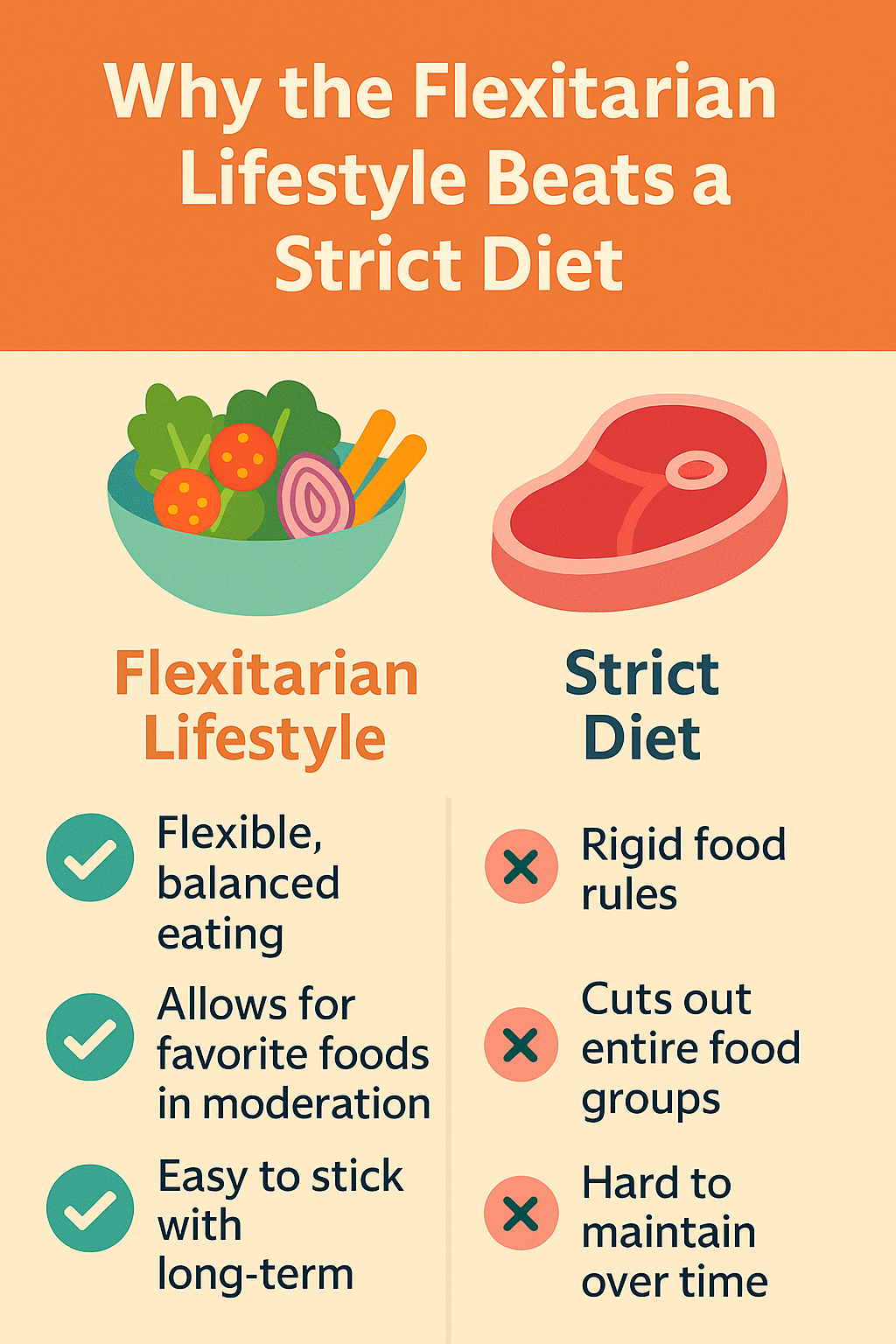 Why The Flexiterian Lifestyle Beats a Strict Diet?