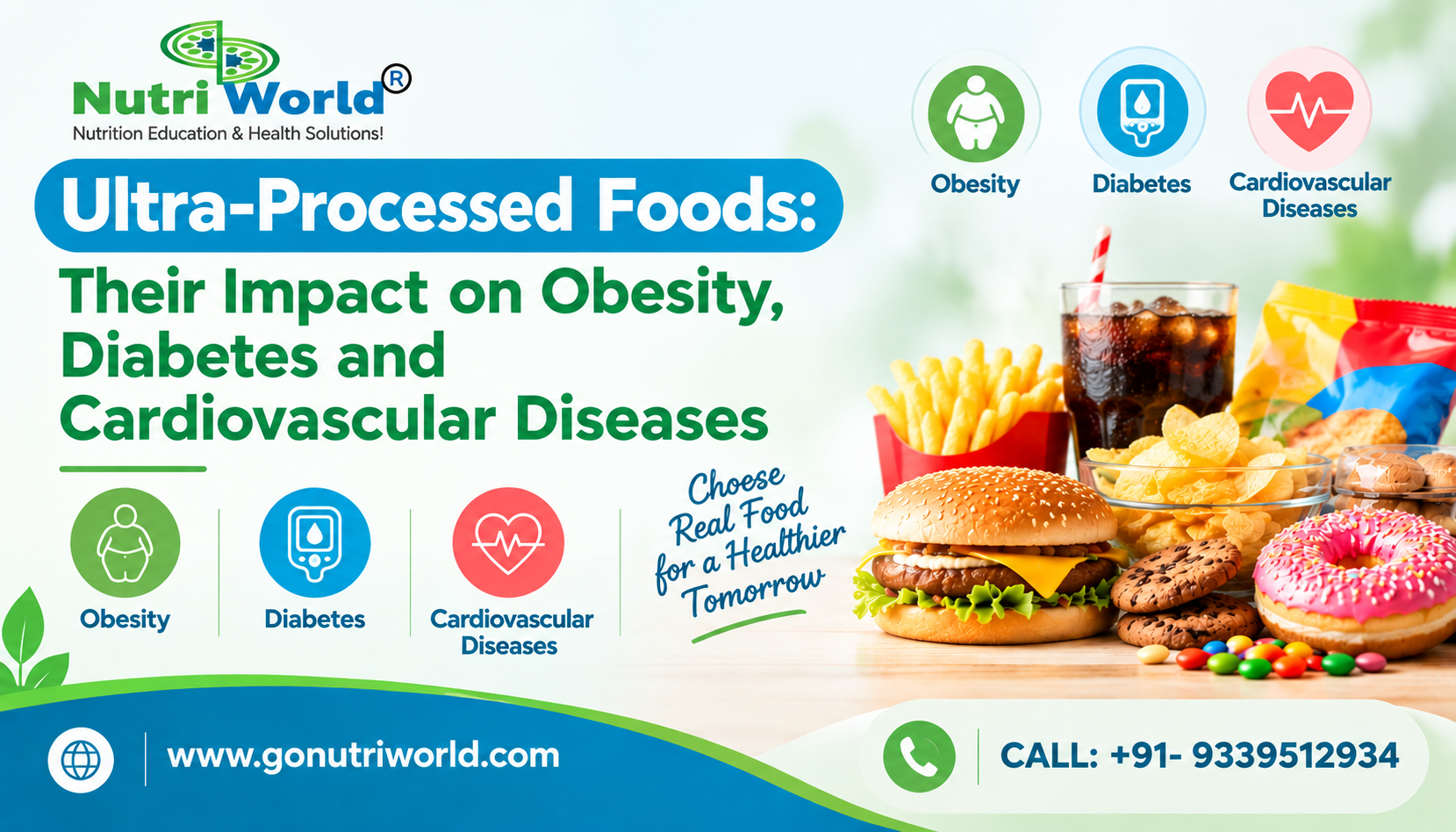 Ultra-Processed Foods: Their Impact on Obesity Diabetes and Cardiovascular Diseases